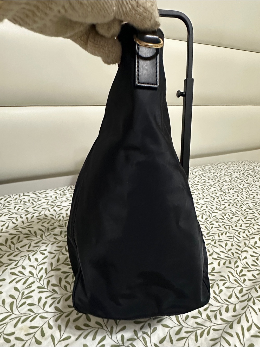 Tory Burch Black Nylon Tote Bag - Picture 4 of 16
